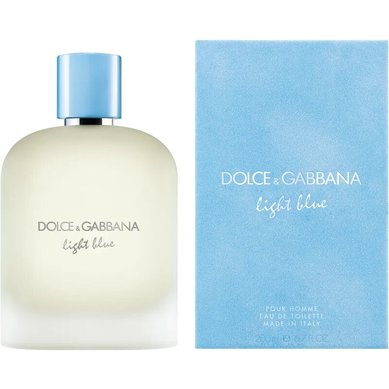 Dolce&Gabbana Light Blue Pour Homme Eau de Toilette toaletní voda pro muže 200 ml