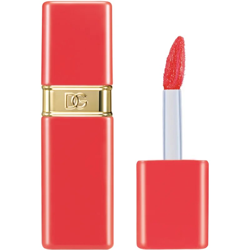 Dolce&Gabbana Rose Dew Lip Bite dlouhotrvající tekutá rtěnka s hydratačním účinkem odstín 03 Fizzy Coral - Soft Coral 6 ml