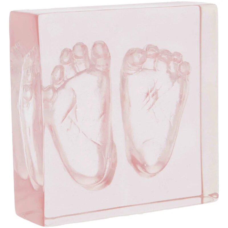 Dooky Crystal Memories DeLuxe 3D Frame Handprint & Footprint sada na otisk miminka 1 ks