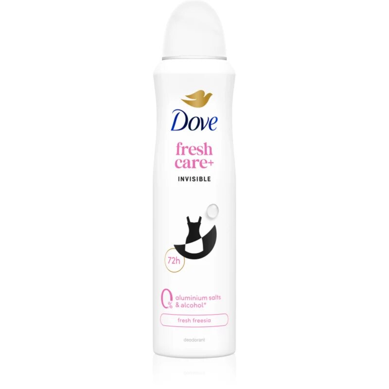 Dove 0% ALU Invisible Care antiperspirant ve spreji bez hliníku 150 ml
