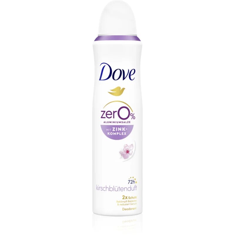 Dove 0% ALU Květ třešně antiperspirant bez hliníku Cherry Blossom 150 ml