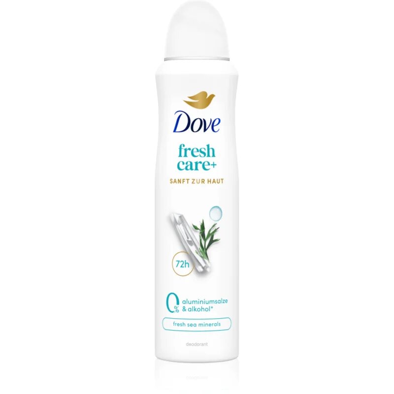 Dove 0% ALU Sea Minerals antiperspirant ve spreji bez hliníku 150 ml