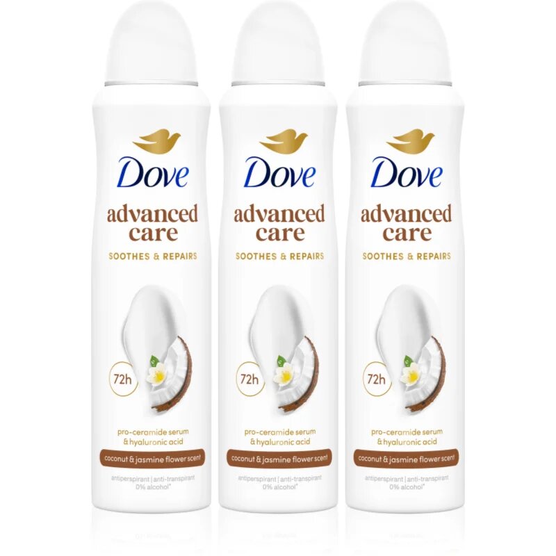 Dove Advanced Care Coconut & Jasmine Flower Scent sada