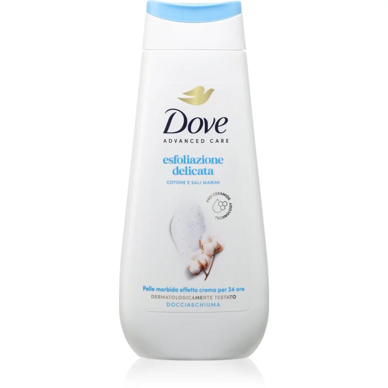 Dove Advanced Care Gentle Exfoliate sprchový gel s peelingovým efektem 225 ml