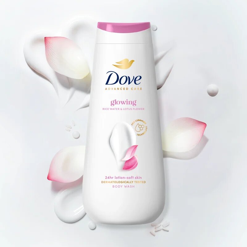 Dove Advanced Care Glowing hydratační sprchový gel 400 ml