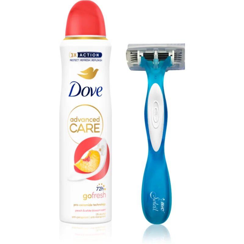 Dove Advanced Care Go Fresh Peach & White Blossom výhodné balení
