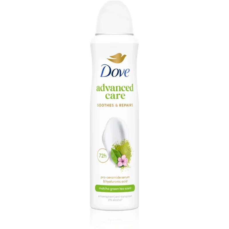 Dove Advanced Care Matcha Green Tea & Sakura Blossom antiperspirant sprej 150 ml
