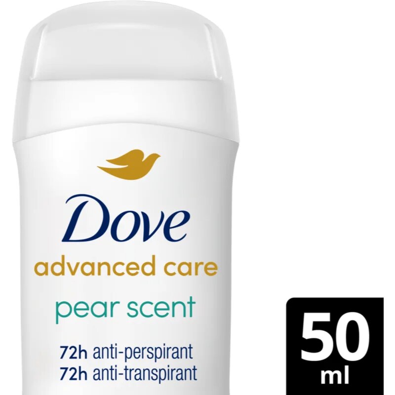 Dove Advanced Care Pear & Aloe Vera tuhý antiperspirant 50 ml
