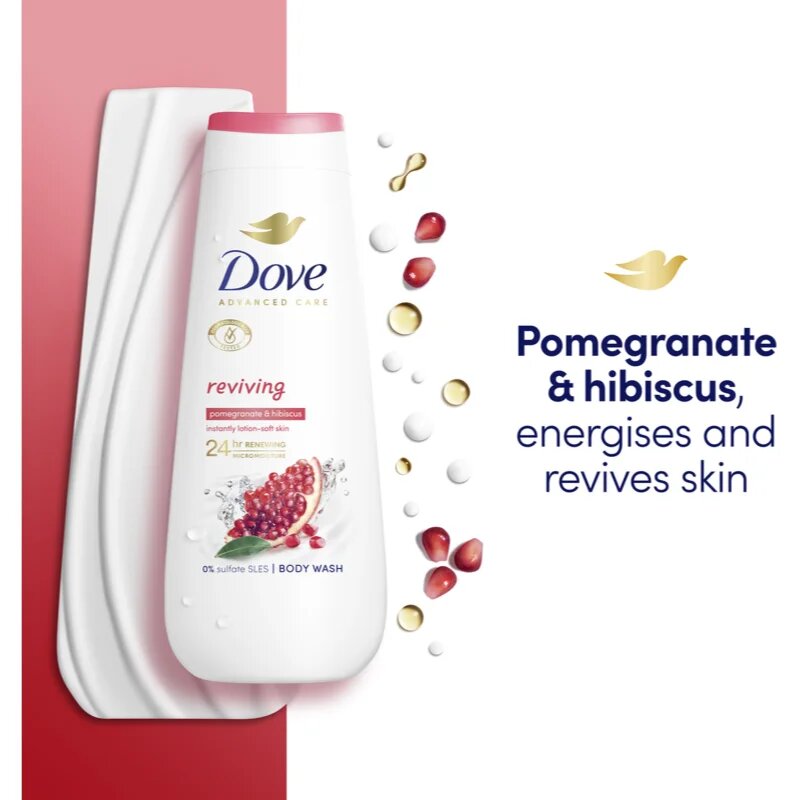 Dove Advanced Care Reviving hydratační sprchový gel 400 ml