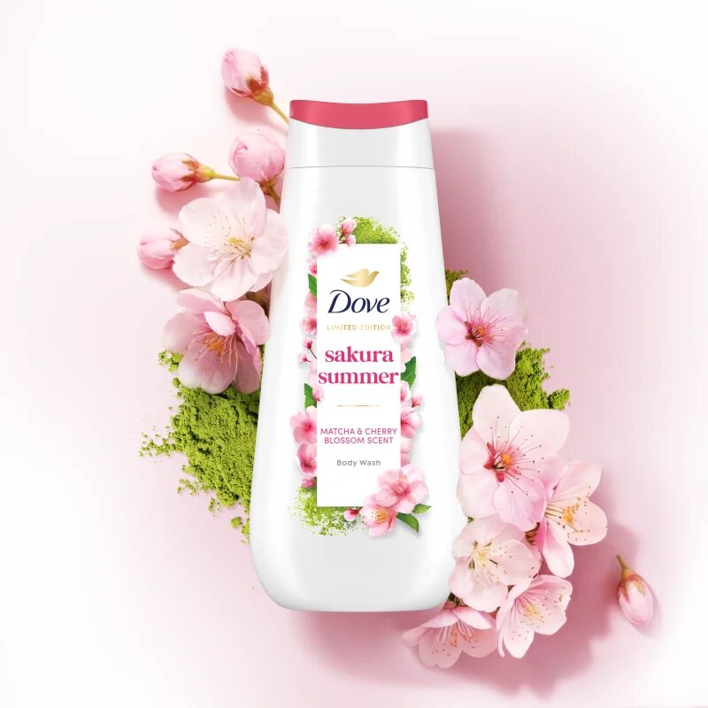 Dove Advanced Care Sakura Summer sprchový gel limitovaná edice 225 ml