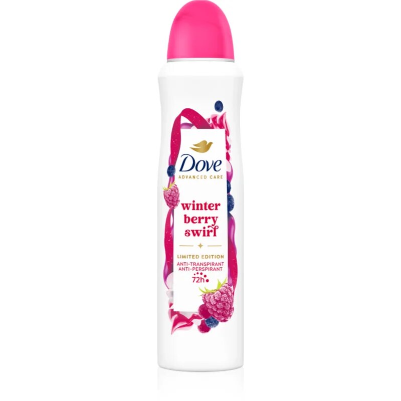 Dove Advanced Care Winter Berry antiperspirant sprej limitovaná edice 150 ml