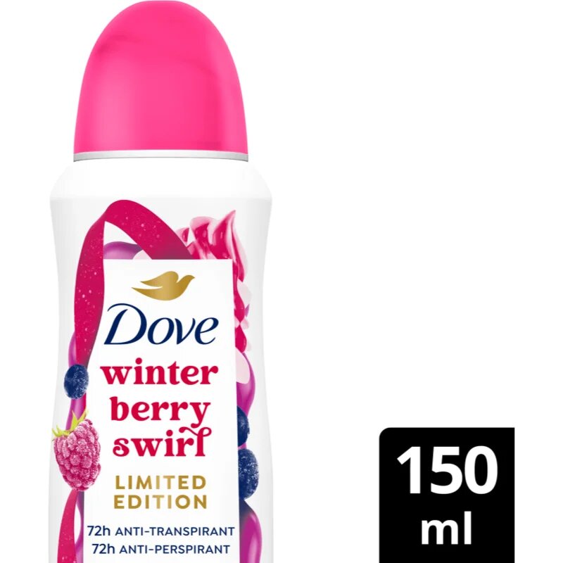 Dove Advanced Care Winter Berry antiperspirant sprej limitovaná edice 150 ml