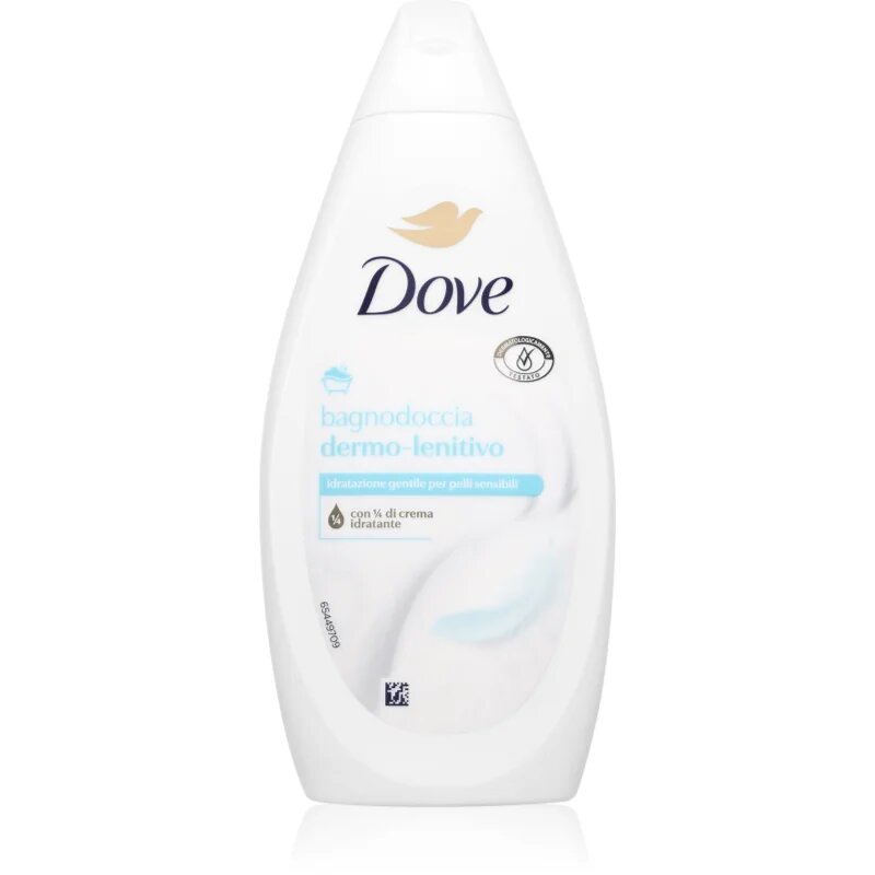 Dove Bath & Shower Gel Dermo-soothing sprchový a koupelový gel 450 ml