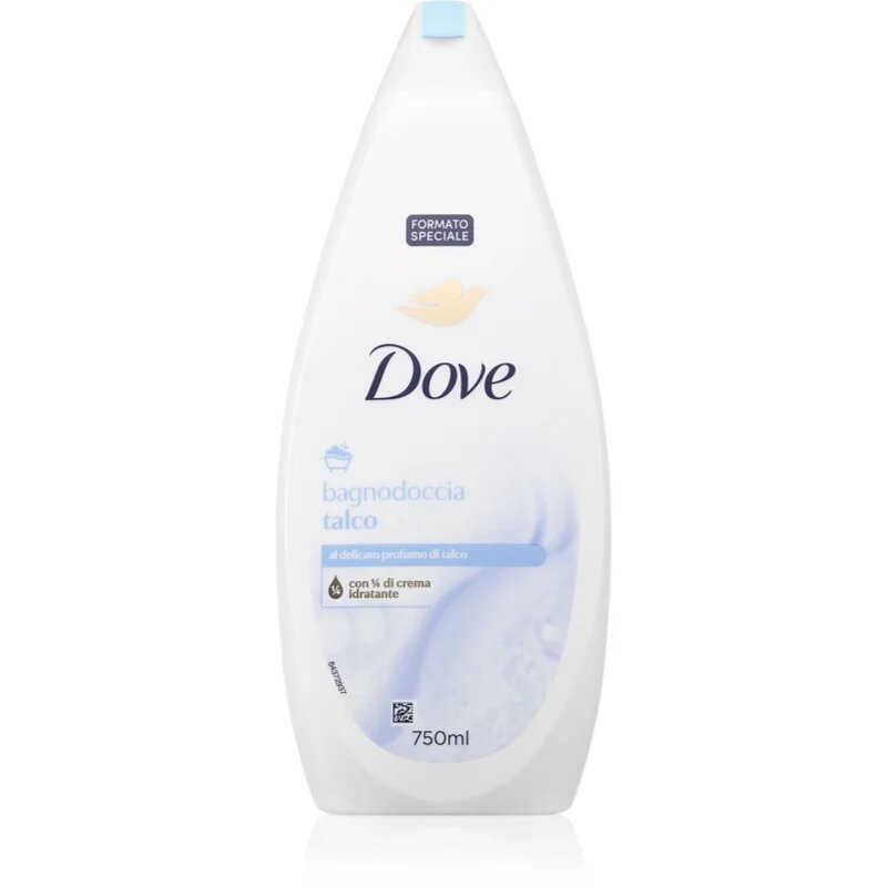 Dove Bath & Shower Gel Talco sprchový a koupelový gel pro ženy 750 ml