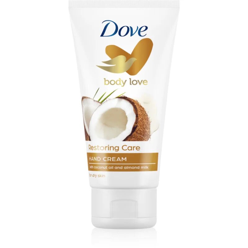 Dove Body Love Coconut krém na ruce pro suchou pokožku 75 ml