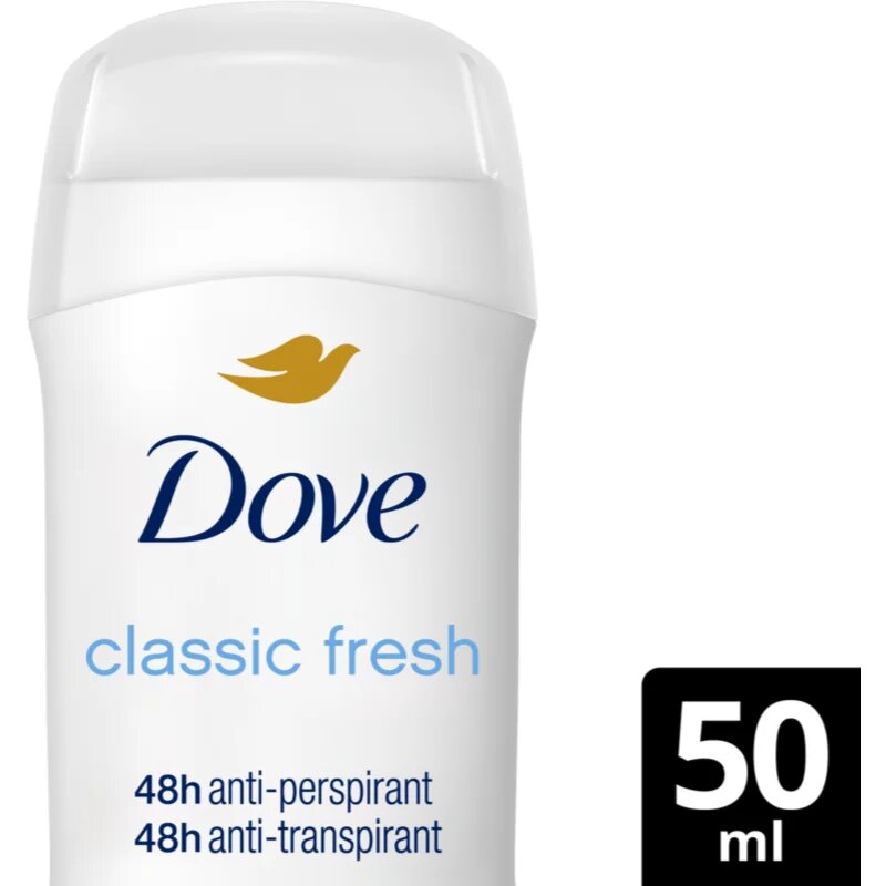Dove Classic Fresh tuhý antiperspirant 50 ml