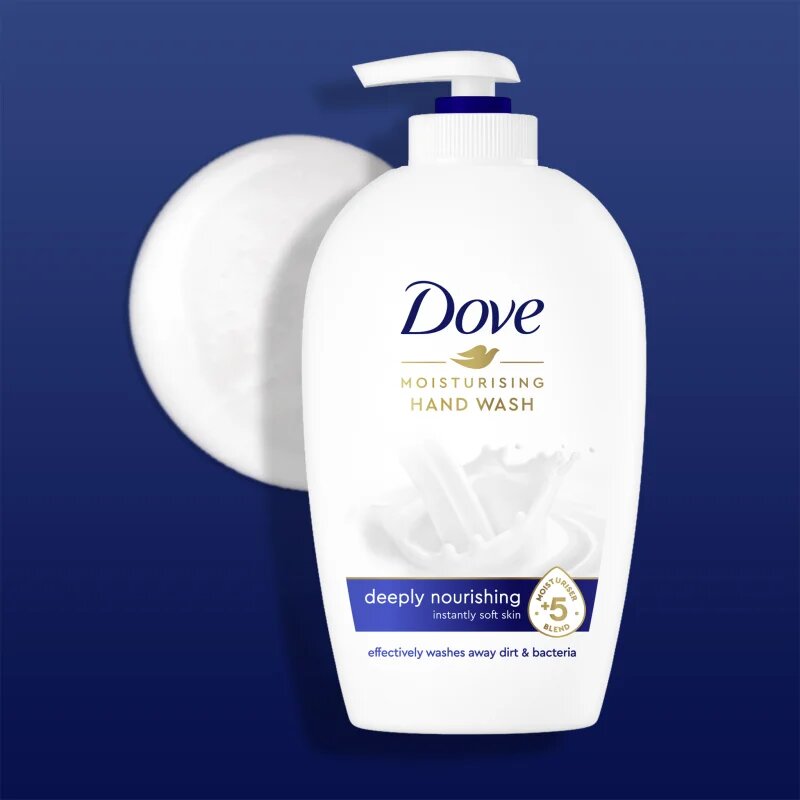 Dove Deeply Nourishing tekuté mýdlo s pumpičkou 250 ml