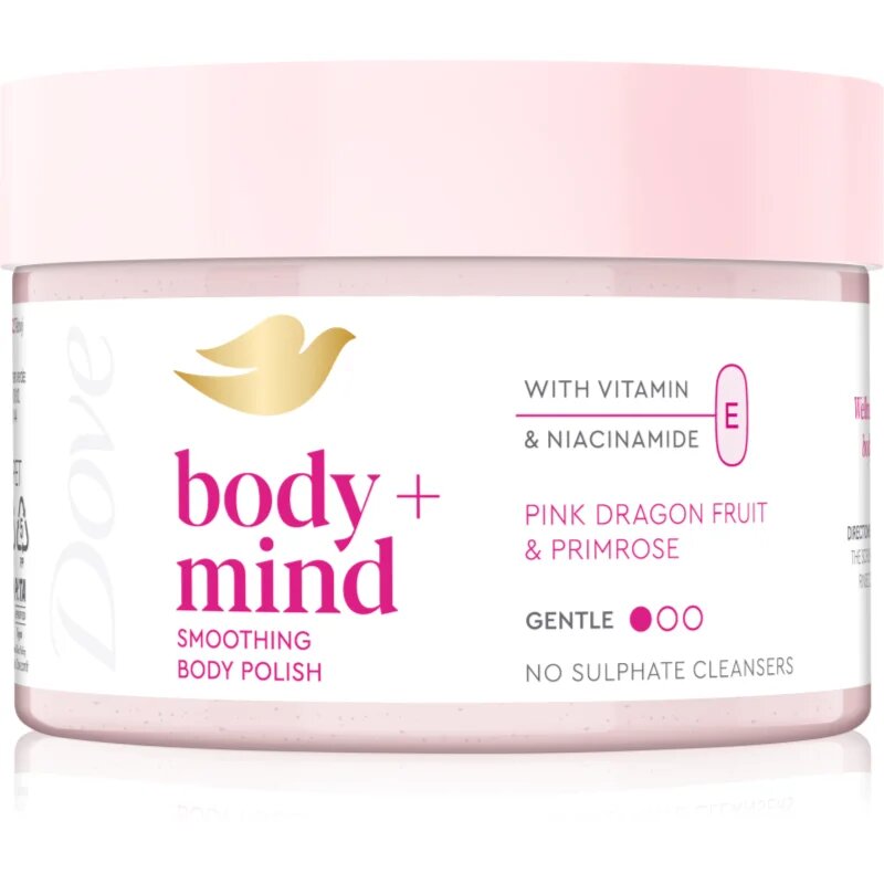 Dove Dragonfruit & Primrose tělový peeling 295 ml
