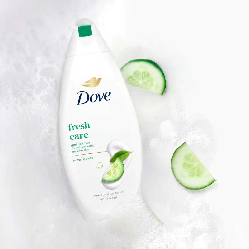 Dove Fresh Care vyživující sprchový gel 450 ml