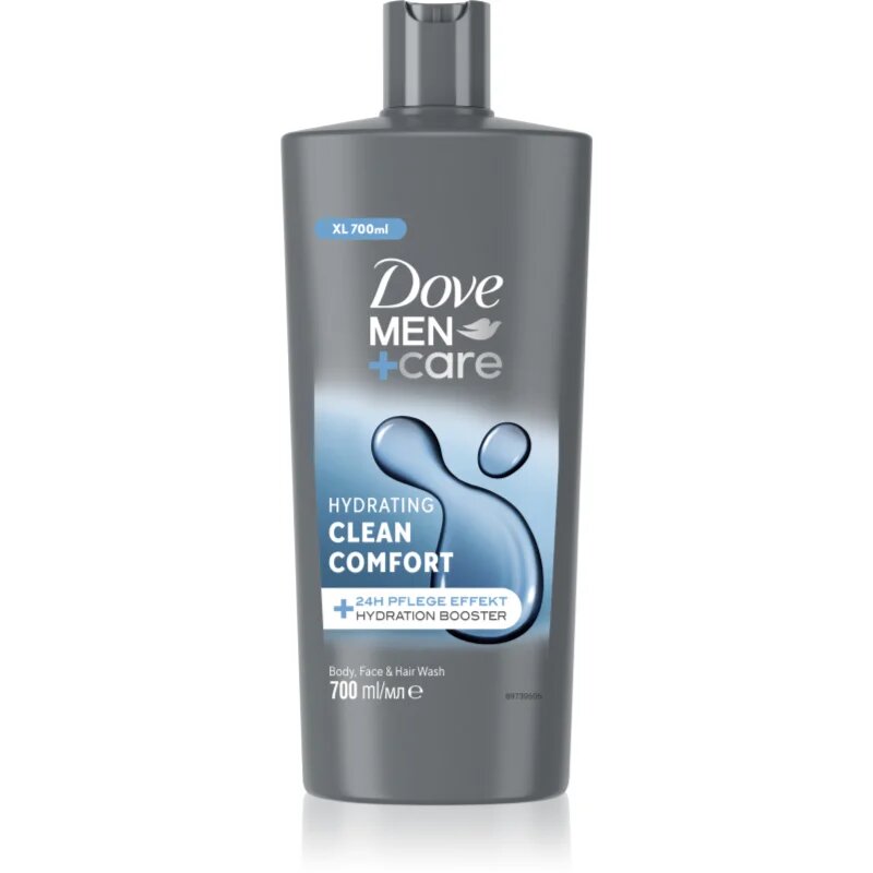Dove Men+Care Clean Comfort sprchový gel na obličej tělo a vlasy 700 ml