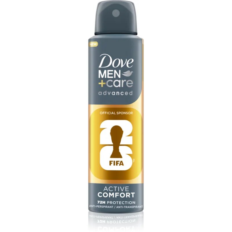 Dove Men+Care FIFA Active Comfort antiperspirant sprej pro muže 150 ml
