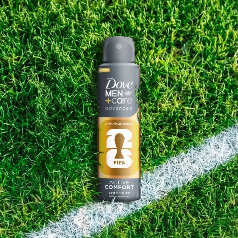 Dove Men+Care FIFA Active Comfort antiperspirant sprej pro muže 150 ml