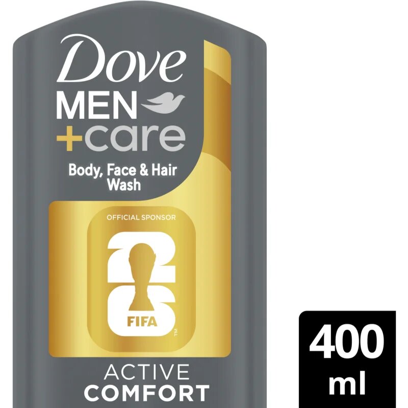 Dove Men+Care FIFA Active Comfort sprchový gel 400 ml