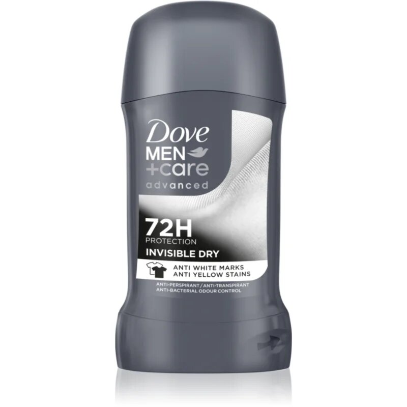 Dove Men+Care Invisble Dry tuhý antiperspirant proti bílým skvrnám 50 ml