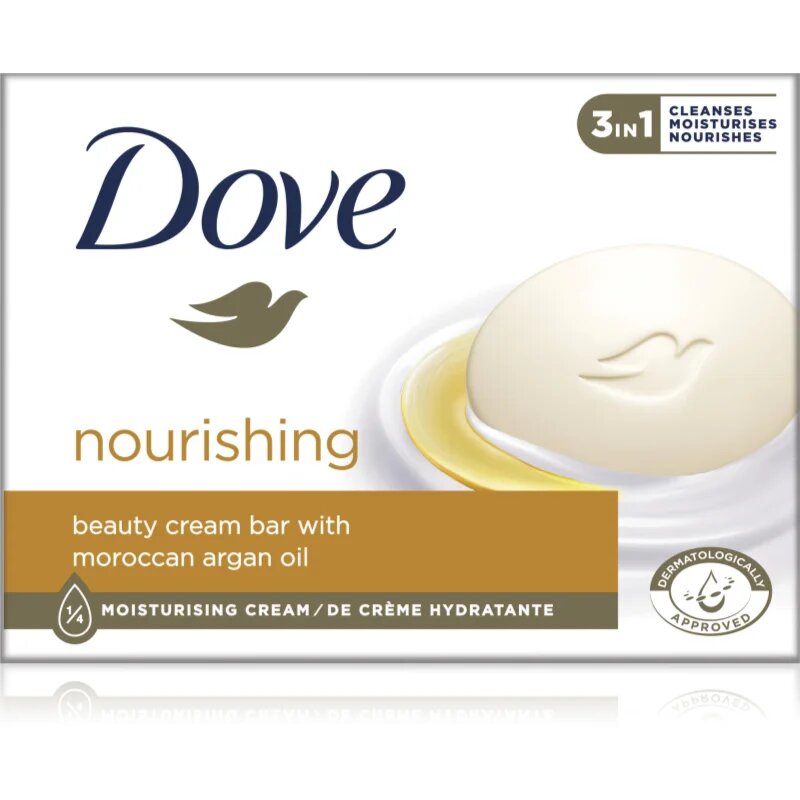 Dove Nourishing Argan krémová tableta na mytí 90 g