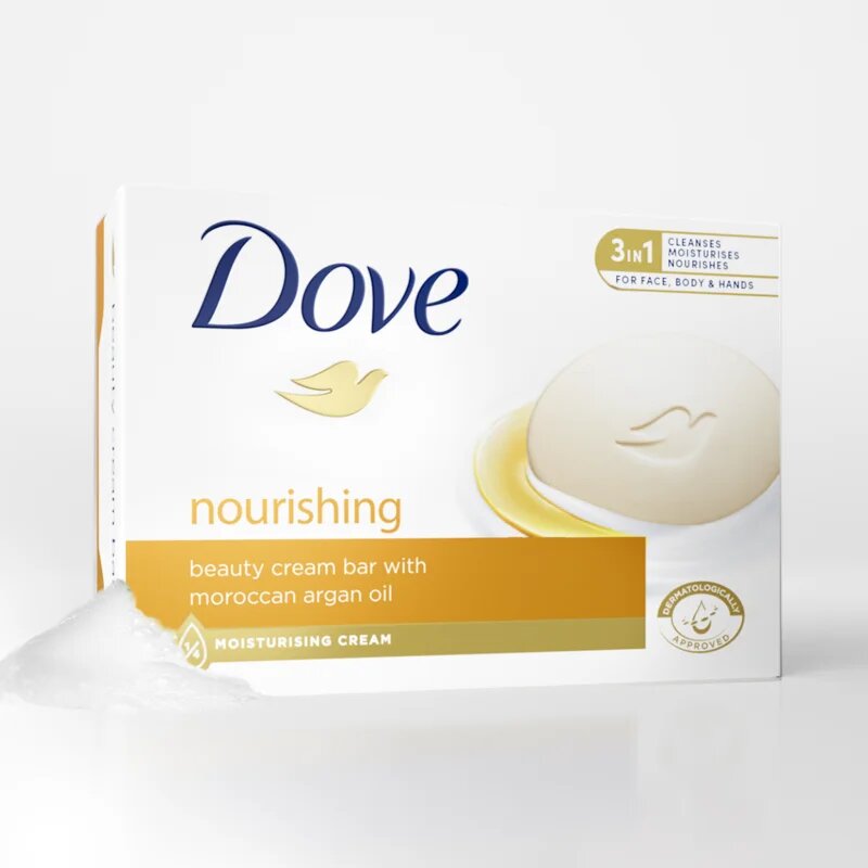Dove Nourishing Argan krémová tableta na mytí 90 g