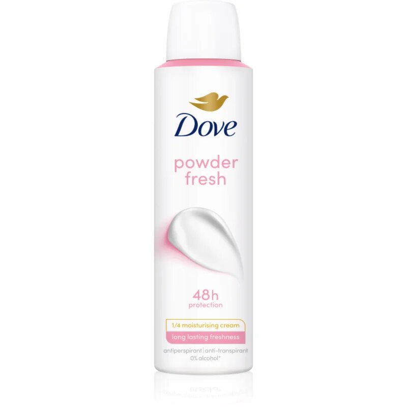 Dove Powder Fresh antiperspirant sprej 2x150 ml