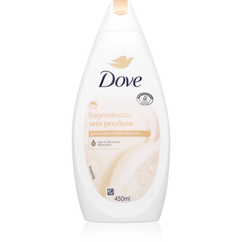 Dove Precious Silk Shower Gel sprchový gel pro jemnou a hladkou pokožku 450 ml
