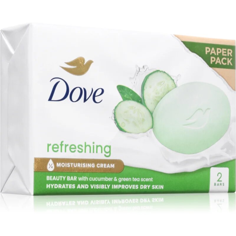Dove Refreshing tuhé mýdlo 2x90 g