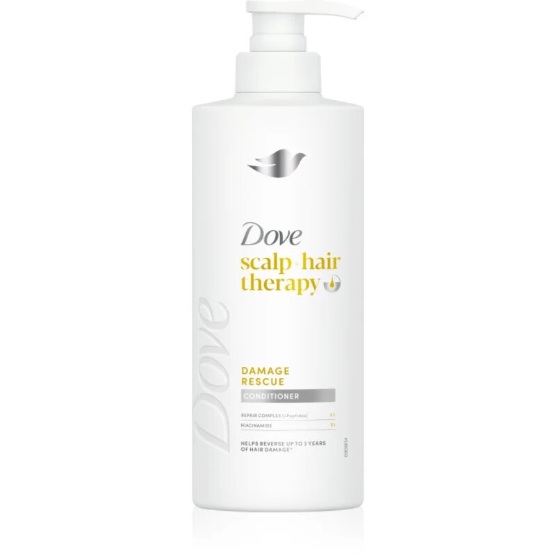 Dove Scalp + Hair Therapy Damage Rescue kondicionér pro poškozené vlasy 400 ml
