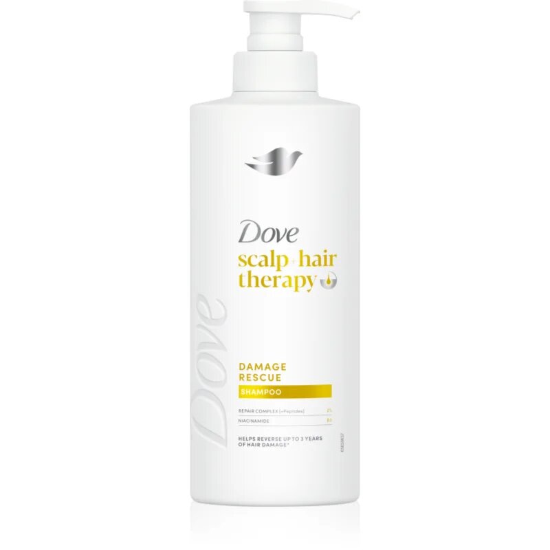 Dove Scalp + Hair Therapy Damage Rescue šampon pro poškozené vlasy 400 ml