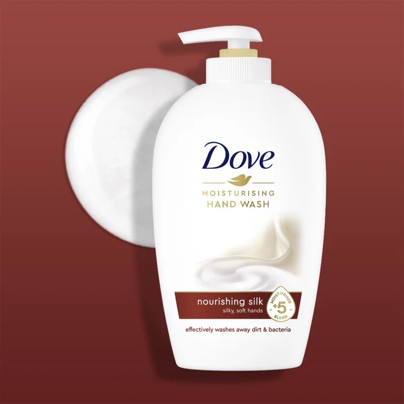 Dove Silk tekuté mýdlo s pumpičkou 250 ml