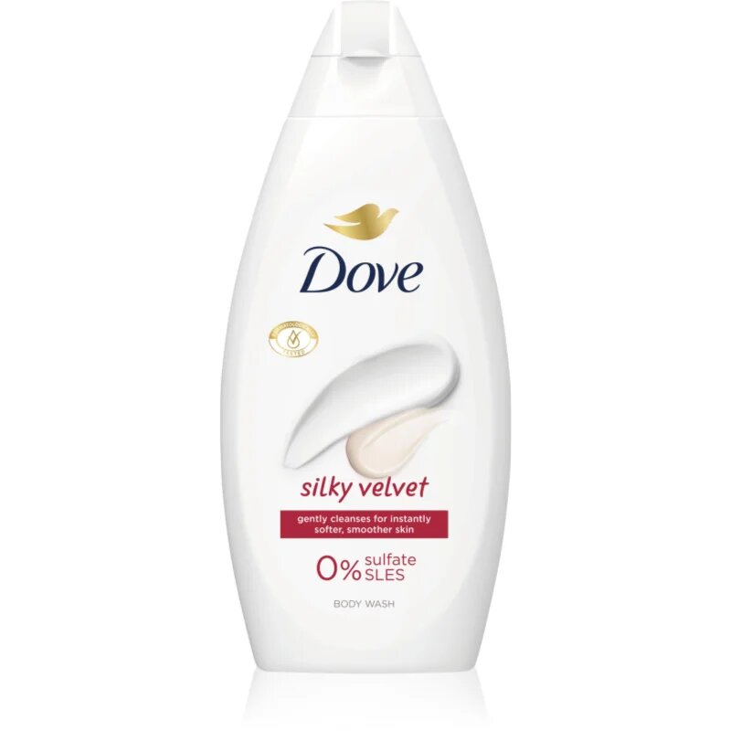 Dove Silky Velvet vyživující sprchový gel 450 ml