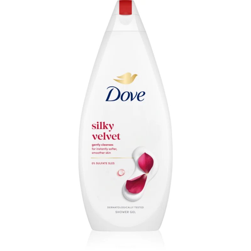 Dove Silky Velvet vyživující sprchový gel 720 ml