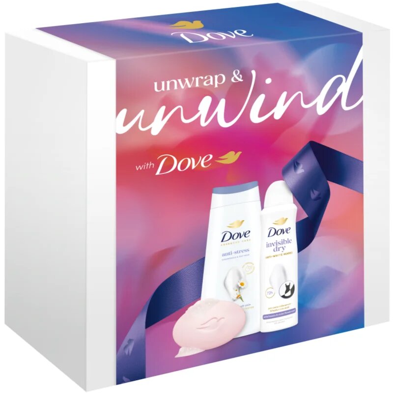 Dove Unwrap & Unwind Unwrap & Refresh dárková sada pro ženy