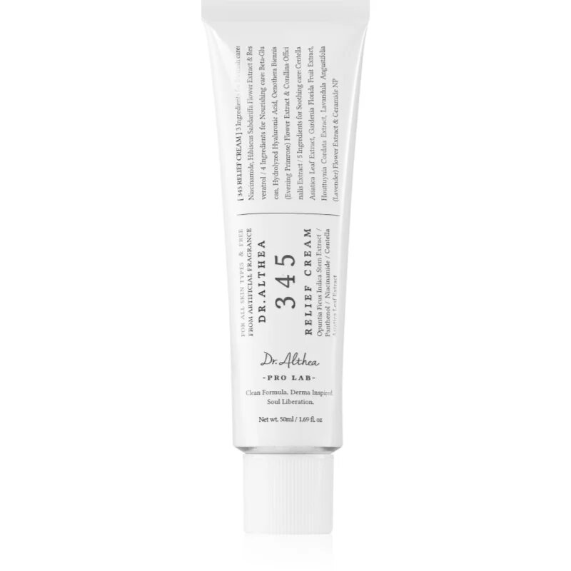 Dr. Althea 345 Relief Cream zklidňující a vyživující krém pro citlivou pleť 50 ml