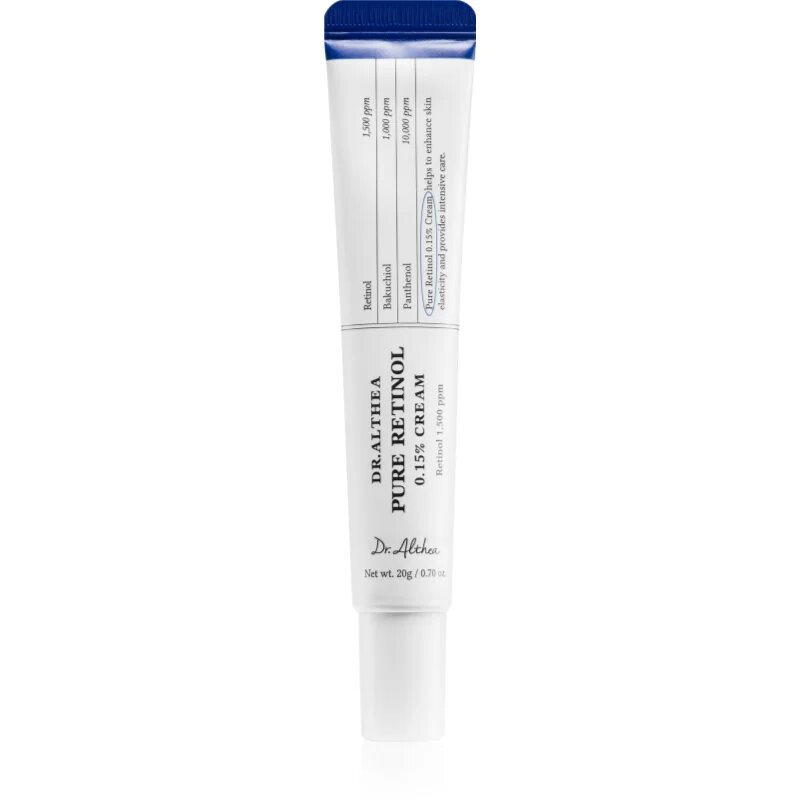Dr. Althea Pure Retinol 0.15% Cream obnovující regenerační pleťový krém proti příznakům stárnutí 20 g