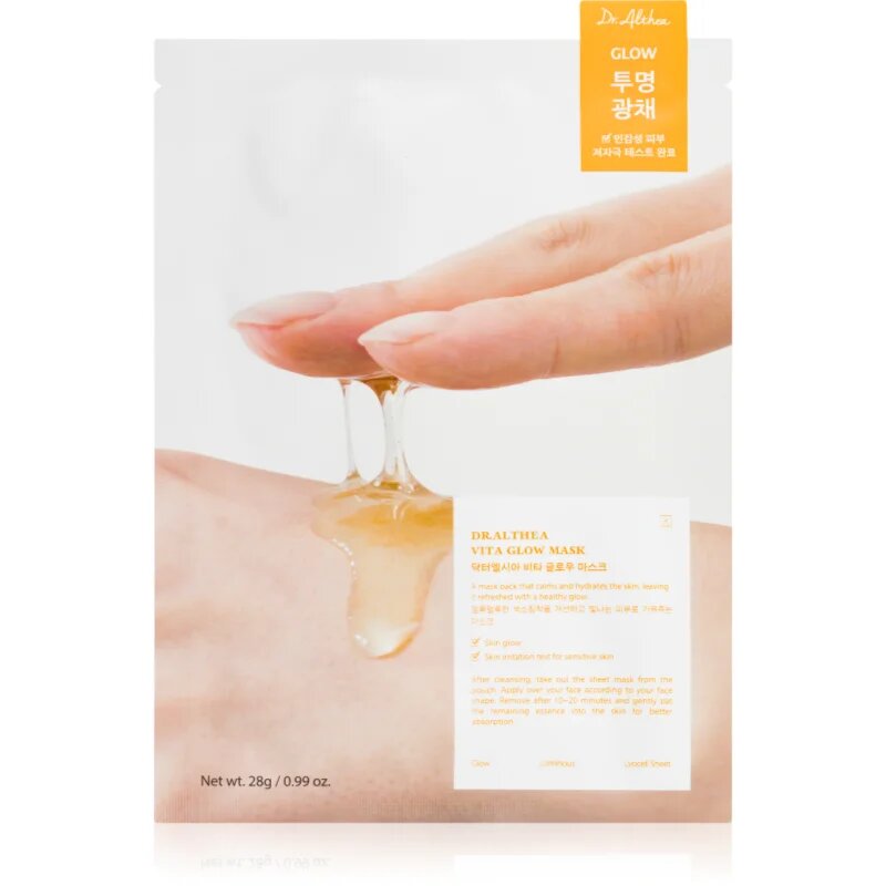Dr. Althea Vita Glow Mask rozjasňující plátýnková maska 28 g