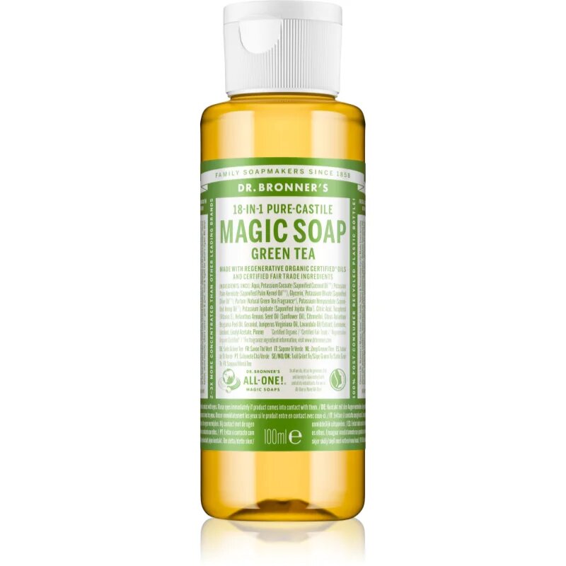 Dr. Bronner’s Green Tea tekuté univerzální mýdlo 100 ml