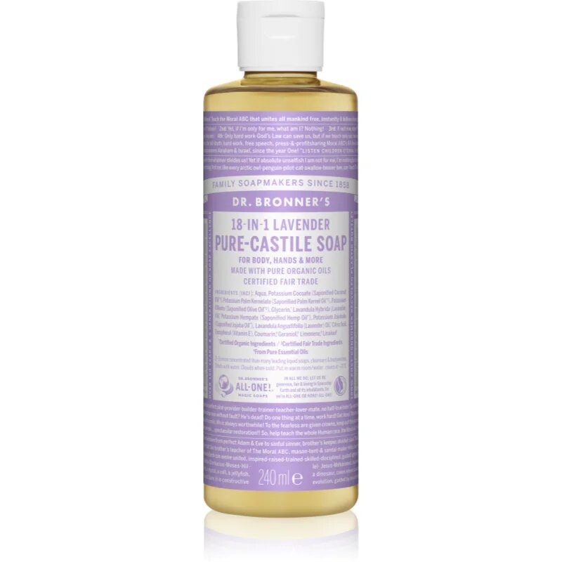 Dr. Bronner’s Lavender tekuté univerzální mýdlo 240 ml