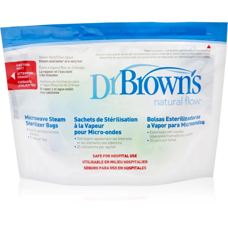 Dr. Brown's Microwave Steam Sterilizer Bags sterilizační sáčky 5 ks