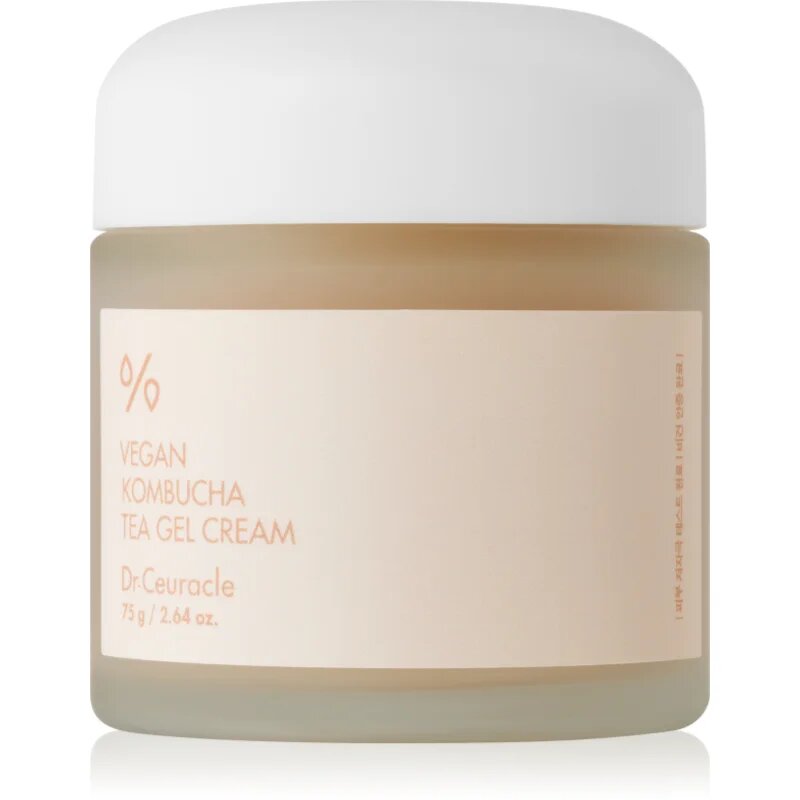 Dr.Ceuracle Vegan Kombucha Tea Gel Cream intenzivně hydratační krém s gelovou texturou 75 g