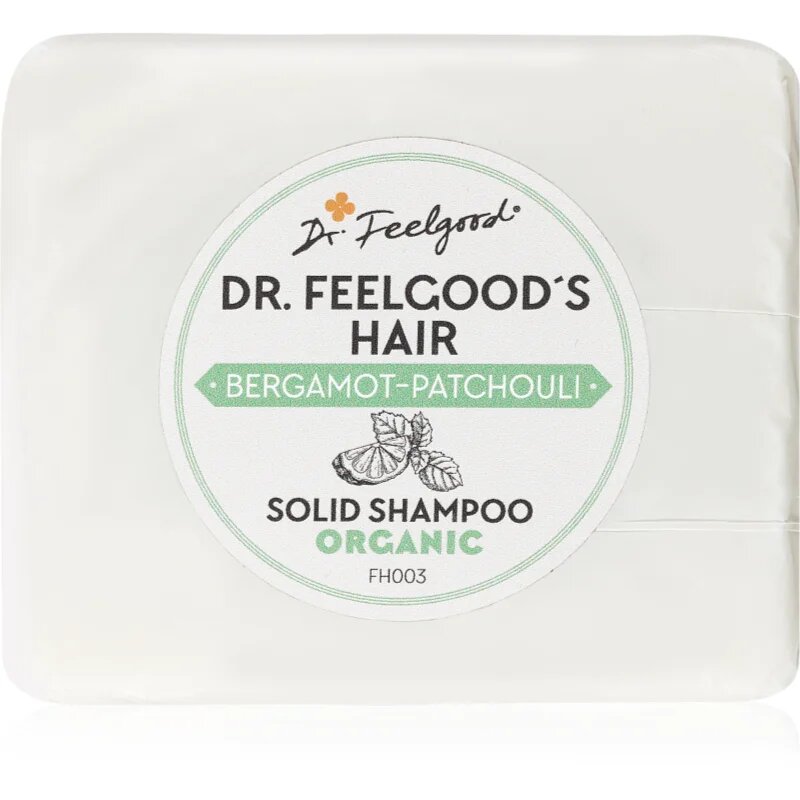 Dr. Feelgood Bergamot-Patchouli organický tuhý šampon 100 g