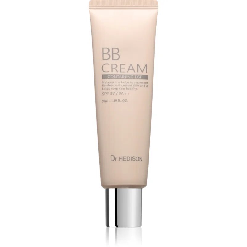 Dr. HEDISON EGF BB Cream SPF 37 hydratační BB krém pro zářivý vzhled pleti 50 ml