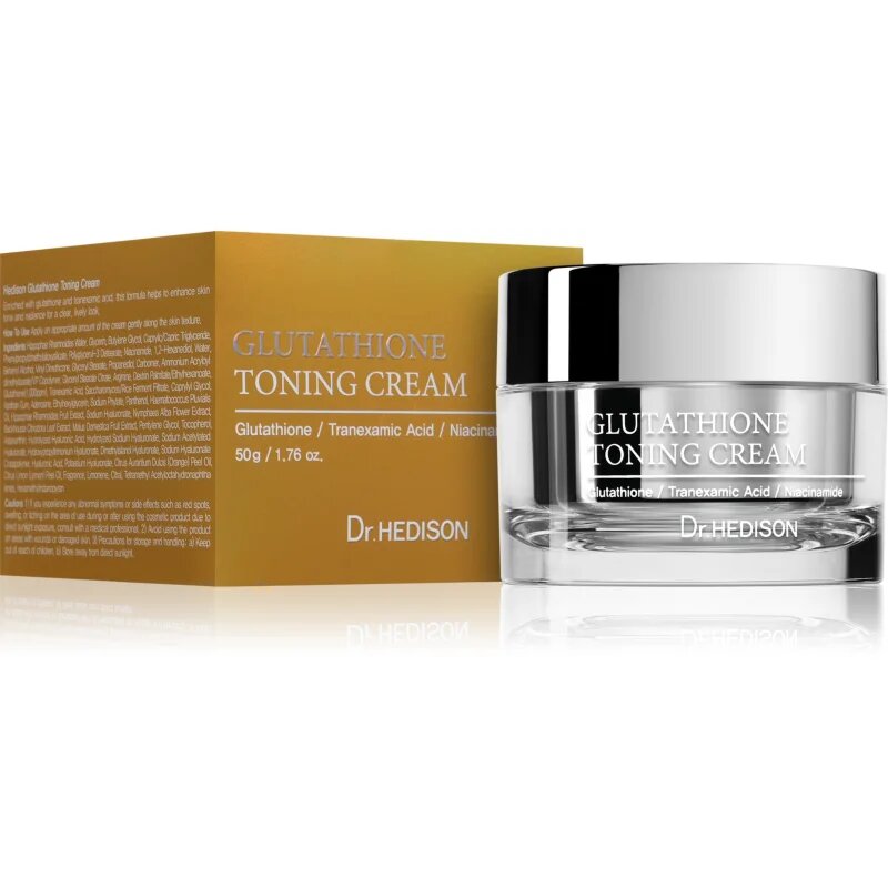 Dr. HEDISON Glutathione Toning Cream rozjasňující tónovací krém 50 ml