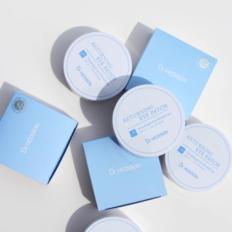 Dr. HEDISON Nourishing & Anti-Wrinkle Care hydrogelová maska na oční okolí proti tmavým kruhům 60 ks